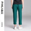 PINLI品立夏季新款纯色凉感修身休闲长裤男士薄款B222117068 商品缩略图2