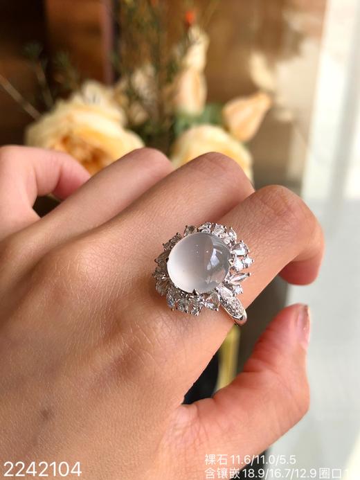 2242104，玻璃蛋面戒指。具体价格微信咨询 商品图5