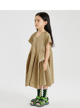 江南布衣童  女童设计感连衣裙  1M5G30290