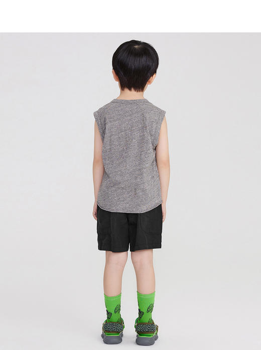 江南布衣童  22年夏季新款儿童男女童极简宽松短裤 1M5E02250 商品图4