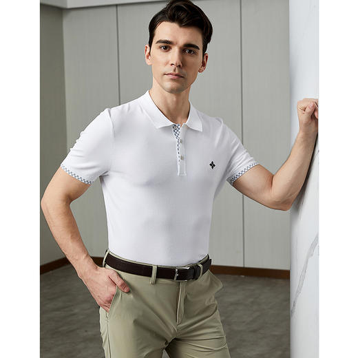 YvesFigarau伊夫·费嘉罗夏季新款舒适透气休闲短袖T恤930871 商品图3