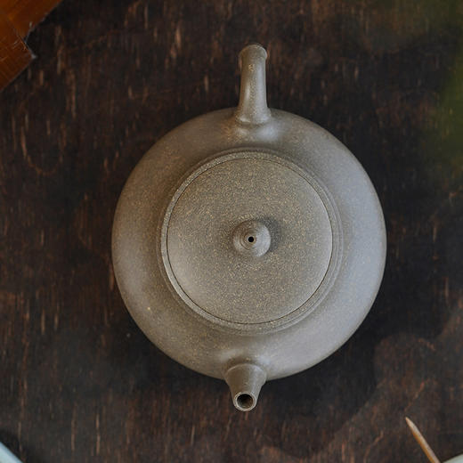 龙德堂陶艺 徐飞制 《虚扁竹》原矿青段 220 cc 商品图3