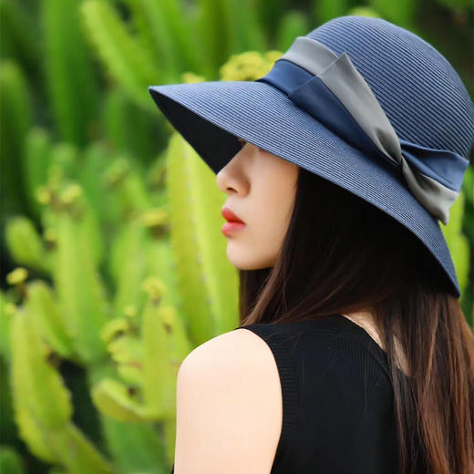 Be Of ①heart甜美蝴蝶结草帽 /渔夫帽-q 商品图1