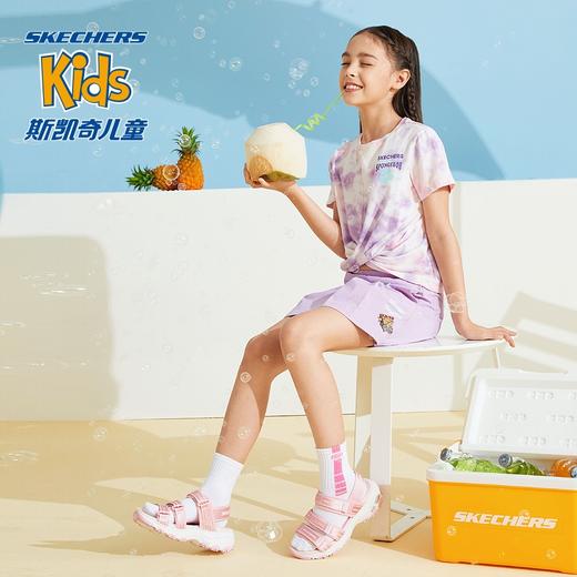 小斯凯奇【海绵宝宝联名】儿童短裤夏季新款女大童百褶裤裙L222G062 商品图2