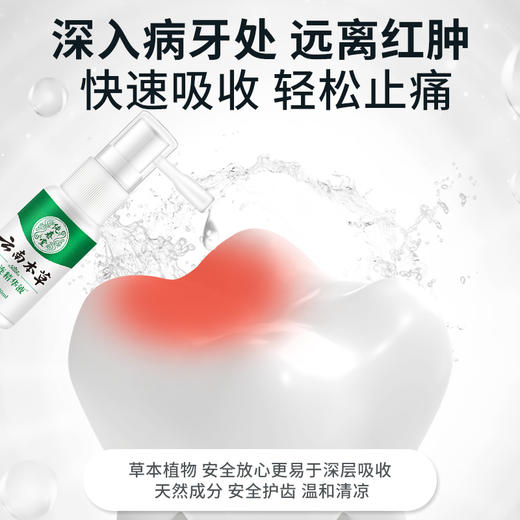 【纯春堂云南本草黄连精华液】牙疼牙痛智齿牙龈肿痛喷剂 商品图2