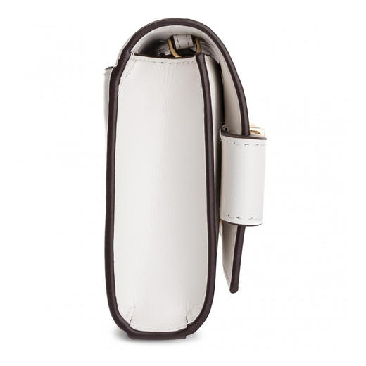 MICHAEL KORS 迈克 科尔斯 MK 女士 BELLAMIE系列 纯牛皮金属字母徽标手拿单肩斜挎包 白色 30H8GI0C3L WHITE 商品图2