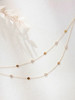 CAPSULE | Bliss Double Chain Necklace Mother of Pearl [ 贝母双层金项链 ] 商品缩略图0