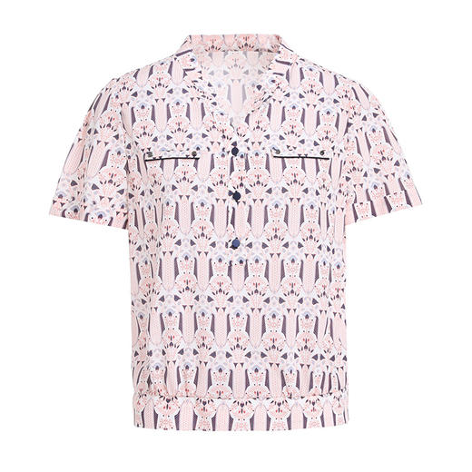 乔万尼真丝衬衫女短袖新款14mm桑蚕丝简约设计感EF2C400 商品图4