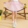 小斯凯奇2022夏新款女童短裙儿童纱裙半身裙大童蓬蓬裙L222G025 商品缩略图1