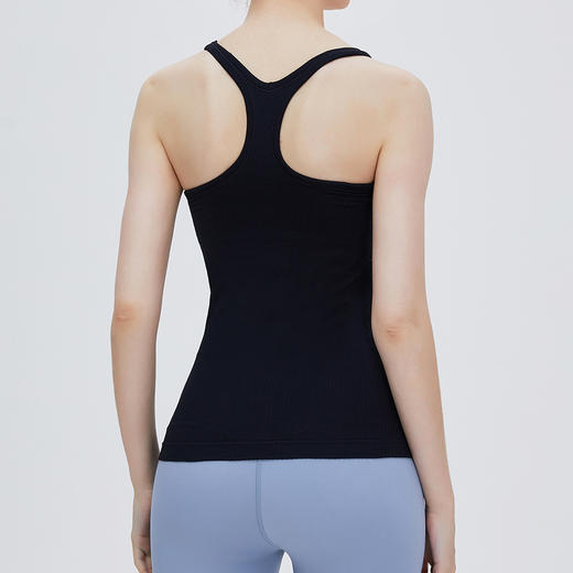 【带胸垫】速干欧美瑜伽服无袖运动背心女跑步健身服上衣女  SYF 000 MS1025y 商品图2