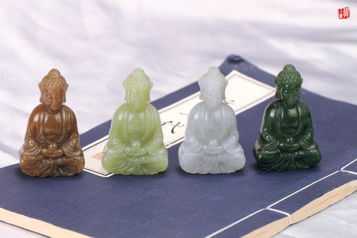 和田玉【大日如来】佛摆件 商品图0