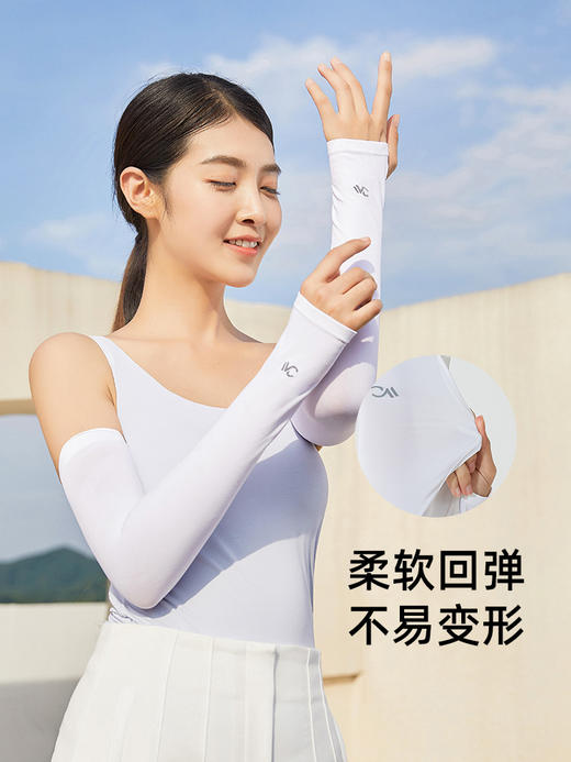 VVC夏季防晒冰袖套防紫外线女款薄冰丝手袖护臂开车遮阳 商品图5