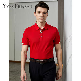 YvesFigarau伊夫·费嘉罗夏季新款舒适透气休闲短袖T恤930861
