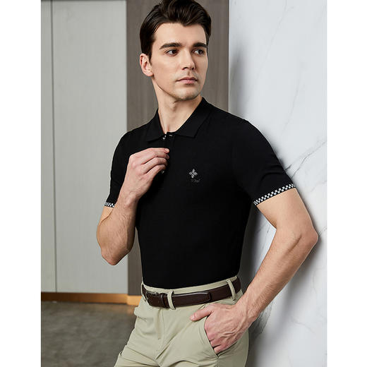 YvesFigarau伊夫·费嘉罗夏季新款舒适透气休闲短袖T恤930870 商品图3