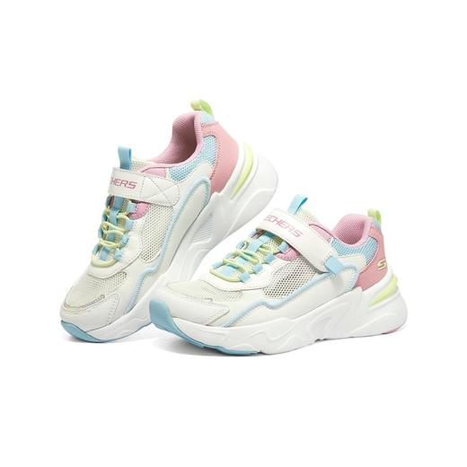 小斯凯奇2022春夏款网面透气休闲健步魔术贴女童鞋302543L 商品图6