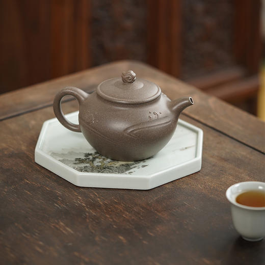 龙德堂陶艺 汤宣武《瑞云系列·雀云》原矿青段 260 cc 商品图1