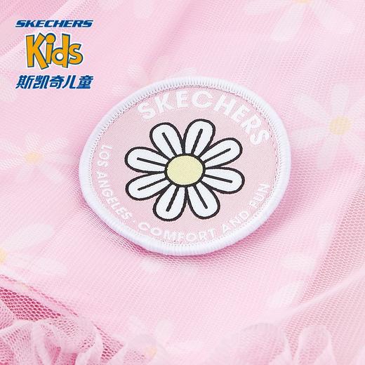 小斯凯奇2022夏新款女童短裙儿童纱裙半身裙大童蓬蓬裙L222G025 商品图3