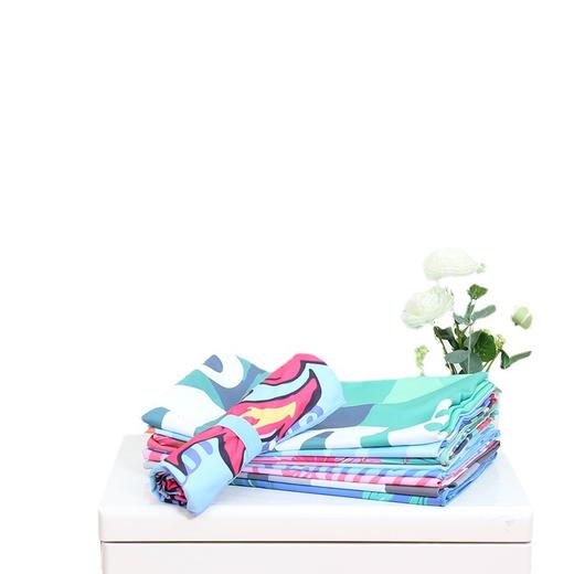 【速干浴巾 亲肤柔软不变形】双面绒数码印花方形沙滩巾浴巾运动游泳露营 商品图4