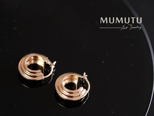 三重奏素简耳圈 商品图4