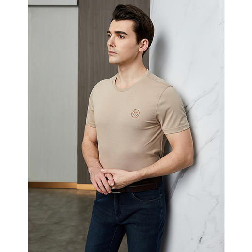 YvesFigarau伊夫·费嘉罗夏季新款舒适透气休闲短袖T恤936859 商品图2