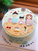 手绘一家四口奶油蛋糕 下单前请仔细阅读商品详情 商品缩略图0