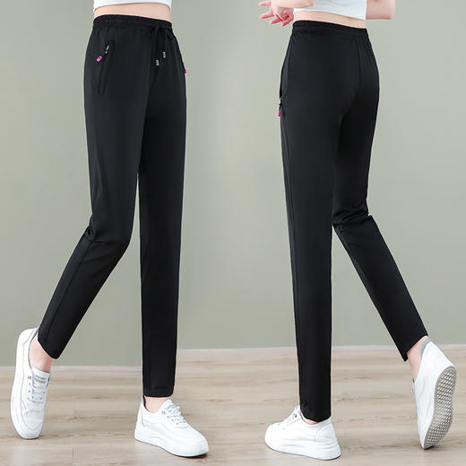 薄款宽松，冰丝休闲大码显瘦百搭小脚裤TR-7961 商品图1