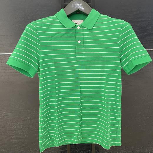 ck Calvin Klein 男士条纹POLO衫休闲翻领T恤 商品图0