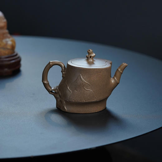 龙德堂陶艺 徐飞制 《庭院凝竹》本山青段 320 cc 商品图0