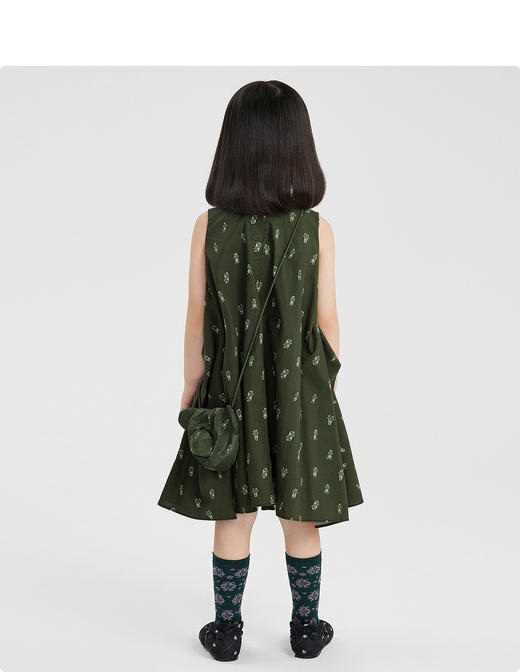 江南布衣童  夏季新款女童神奇动植物图案连衣裙   1M5G00300 商品图6