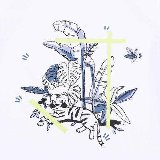 mettekids儿童短袖t恤2022春季新款男童上衣洋气印花童装透气夏装 商品图6