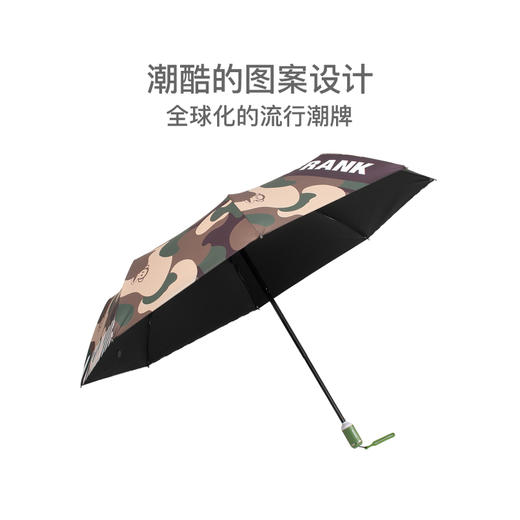 【防晒】大嘴猴迷彩系列 防晒防紫外线三折晴雨伞 商品图2
