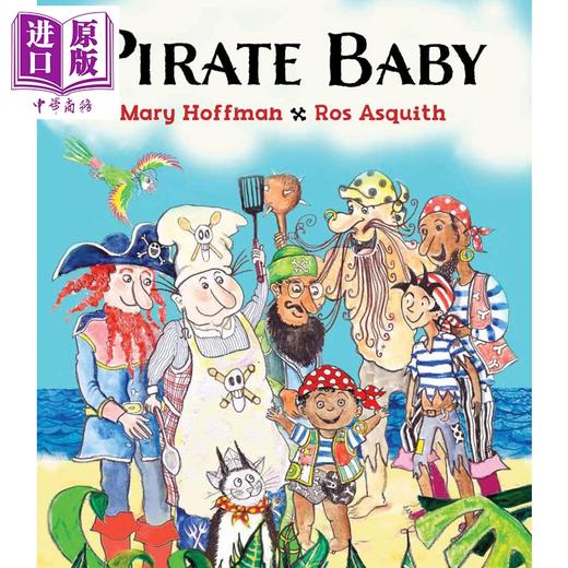 【中商原版】Ros Asquith:Pirate Baby 海盗宝宝 英文原版 进口原版 4岁到6岁 儿童绘本 Mary Hoffman 商品图0