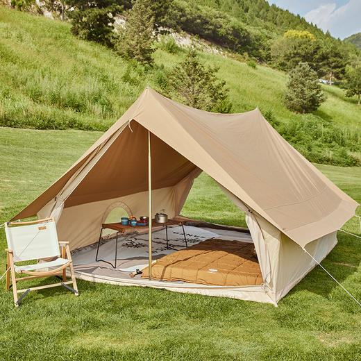 山之道系列鹤羽旅行便携式折叠加厚防雨屋脊自助春游户外露营帐篷 商品图2