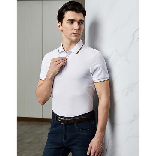 YvesFigarau伊夫·费嘉罗夏季新款舒适透气休闲短袖T恤930862 商品图3