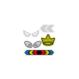 反光贴头盔装饰反光贴电动车摩托车个性安全夜行贴3M 包邮