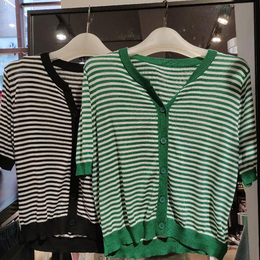 女条纹上衣3391 商品图0