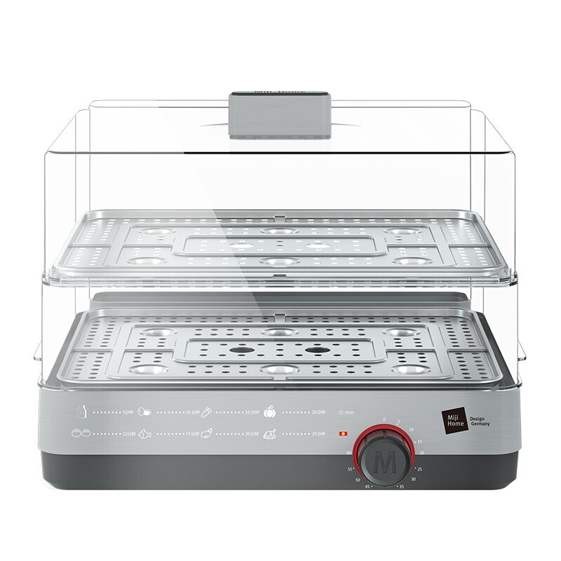 德国米技（MIJI）电蒸锅  双层折叠蒸汽锅  15.5L    FS-S615A