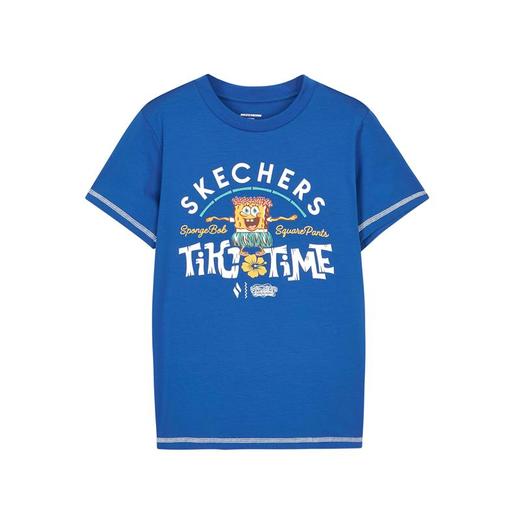 小斯凯奇【海绵宝宝联名】儿童运动套装夏季新款男童两件套	L222B039 商品图1