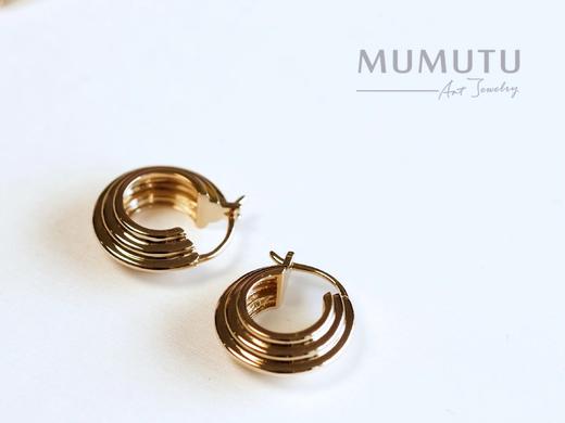 三重奏素简耳圈 商品图2