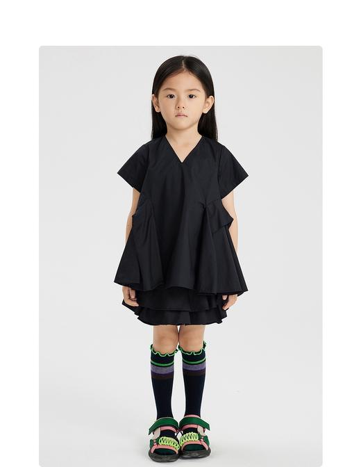 江南布衣童  22年夏季新款 女童套头褶皱造型感衬衣  1M5210130 商品图4