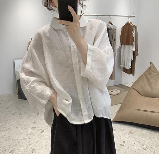 裁缝学苑AQ45蝙蝠袖宽松显瘦五分袖棉麻上衣纸样衬衫女装衬衣样板 商品图2