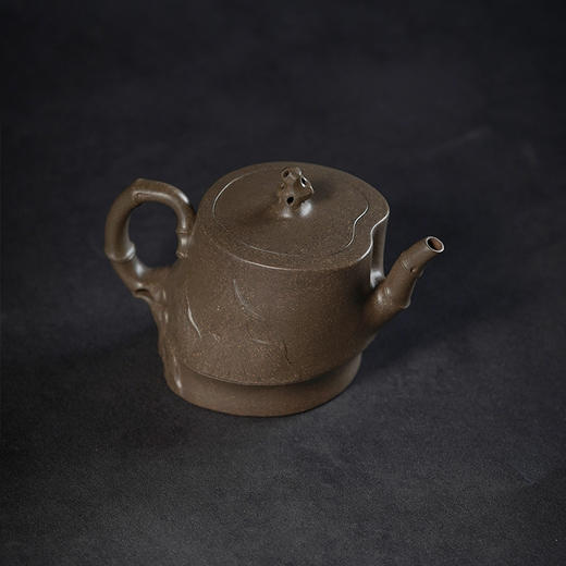 龙德堂陶艺 徐飞制 《庭院凝竹》本山青段 320 cc 商品图2