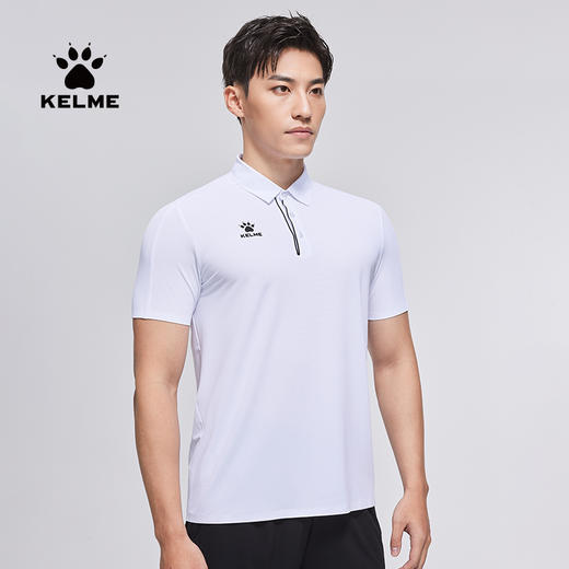 卡尔美跑步运动POLO衫男士翻领夏季透气舒适T恤休闲短袖上衣 商品图2