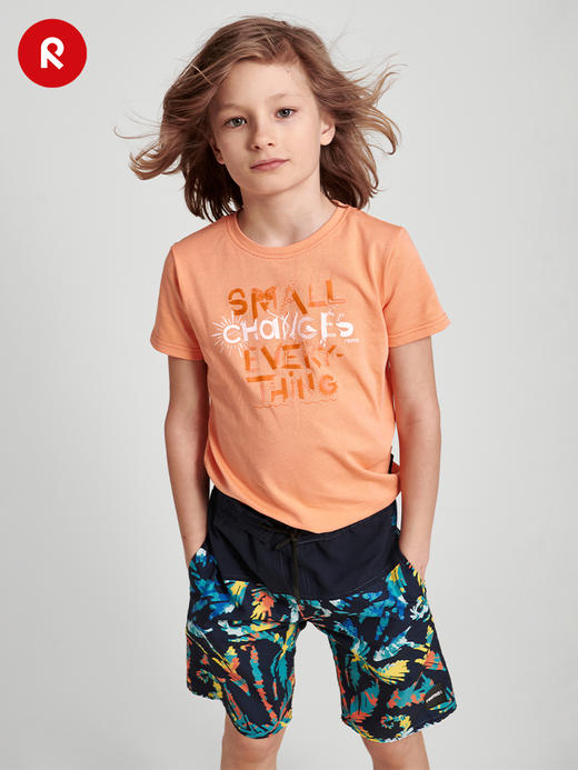 reima大童男女儿童沙滩裤夏季新款防紫外线短裤休闲防晒泳裤 商品图4