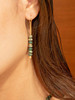 CAPSULE | Wild Pendant Earrings Chrysocolla [ 硅孔雀石髓吊坠耳环 棕绿 ] 商品缩略图0