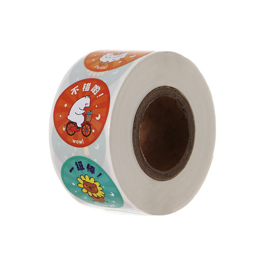 FaSoLa儿童奖励贴纸幼儿园学生自律表扬小红花贴画圆形卡通不干胶 商品图8