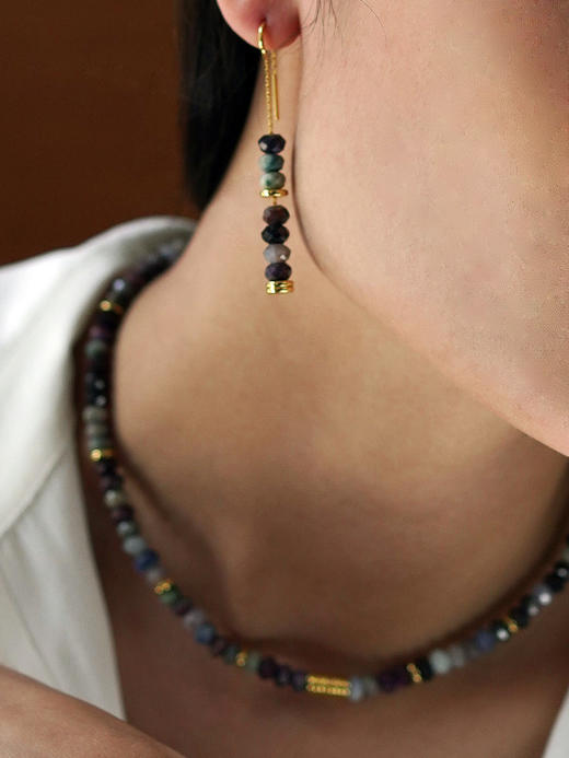 CAPSULE | Wild Necklace Purple opal [ 紫欧泊项链 紫红 ] 商品图2