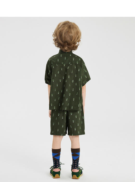 江南布衣童   22年夏装新款儿童男女童简约宽松直筒裤  1M5E02230 商品图4