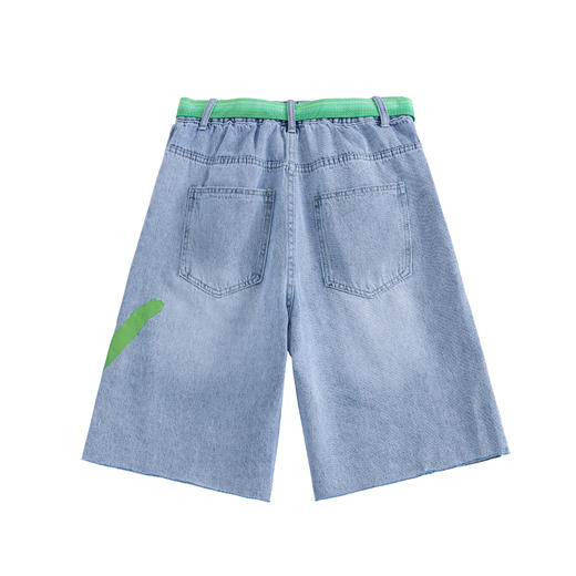 【断码清仓】HX 夏季水洗牛仔五分裤C207220006101短裤 商品图2