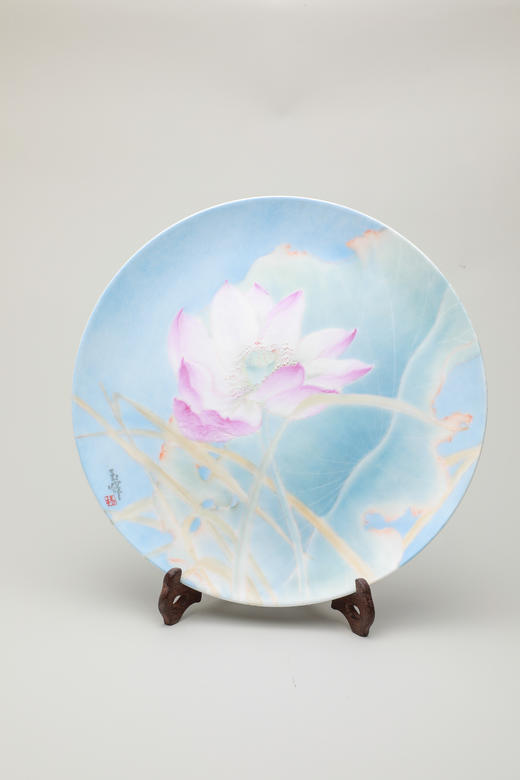 杨玉辉画盘（花12） 商品图9